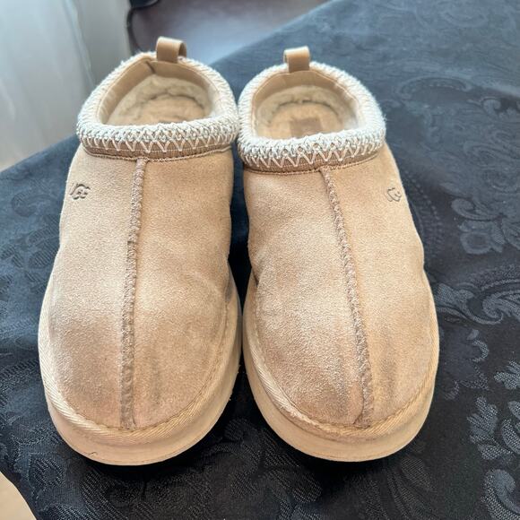 Ugg tazz slippers light tan color size 5 big kids - Picture 6 of 12